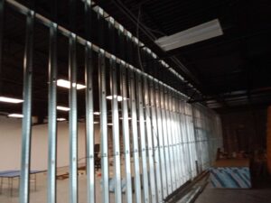 Built with sheetrock mud and paint firewall at church image 2