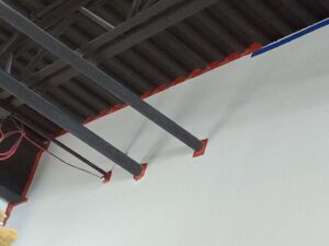 Built with sheetrock mud and paint firewall at church image 6